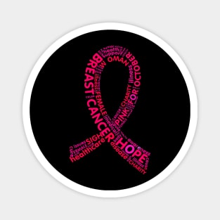 'Breast Cancer Sign' Cancer Awareness Shirt Magnet